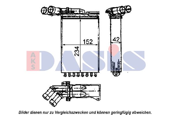 AKS DASIS Lämmityslaitteen kenno 049008N